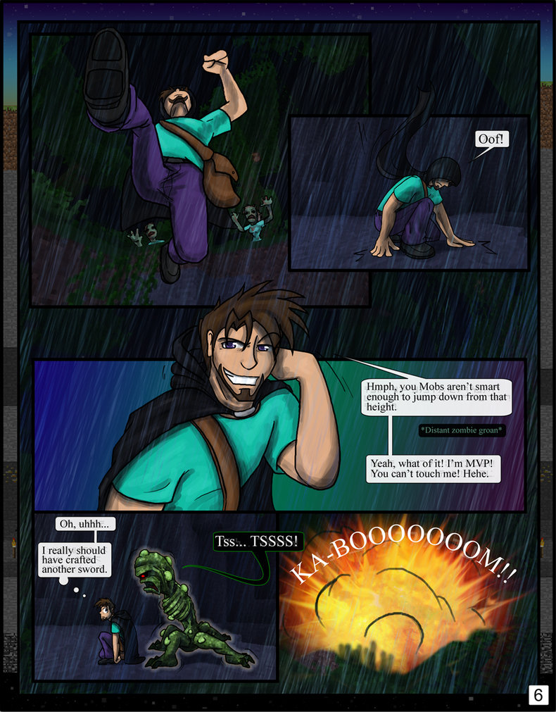  Minecraft Comic: The Awakening Pg 05 + 06