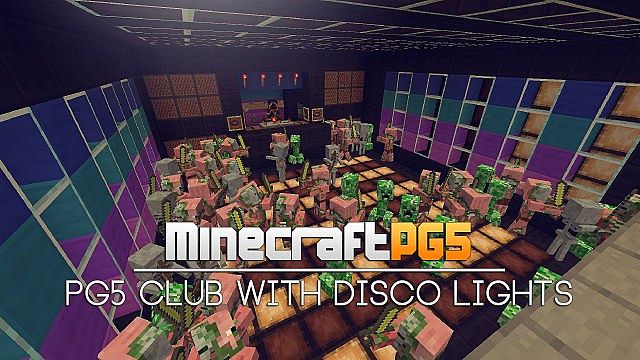  PG5 Club with Disco Lights  Minecraft