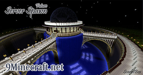 Futuristic Server Spawn Map 1.12.2, 1.11.2 for Minecraft 1