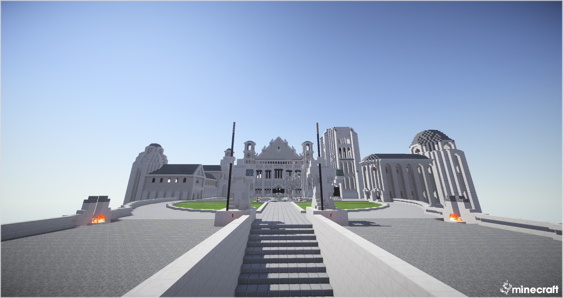 Minas Tirith Map 1.12.2, 1.11.2 for Minecraft 