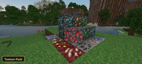 Better and Saturated Ores (26+, 1.21) – MCPE/Bedrock Texture Pack
