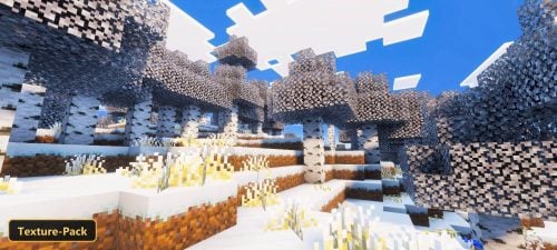 Christmas Theme title card over snowy birch forest