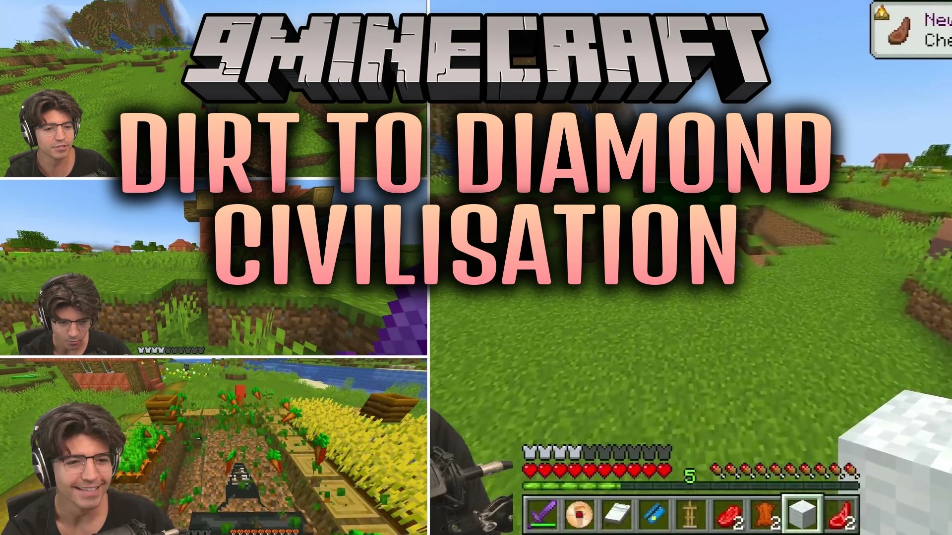 Dirt to Diamond Civilisation Map (26.2, 1.20.1) – Reach the Diamond Age