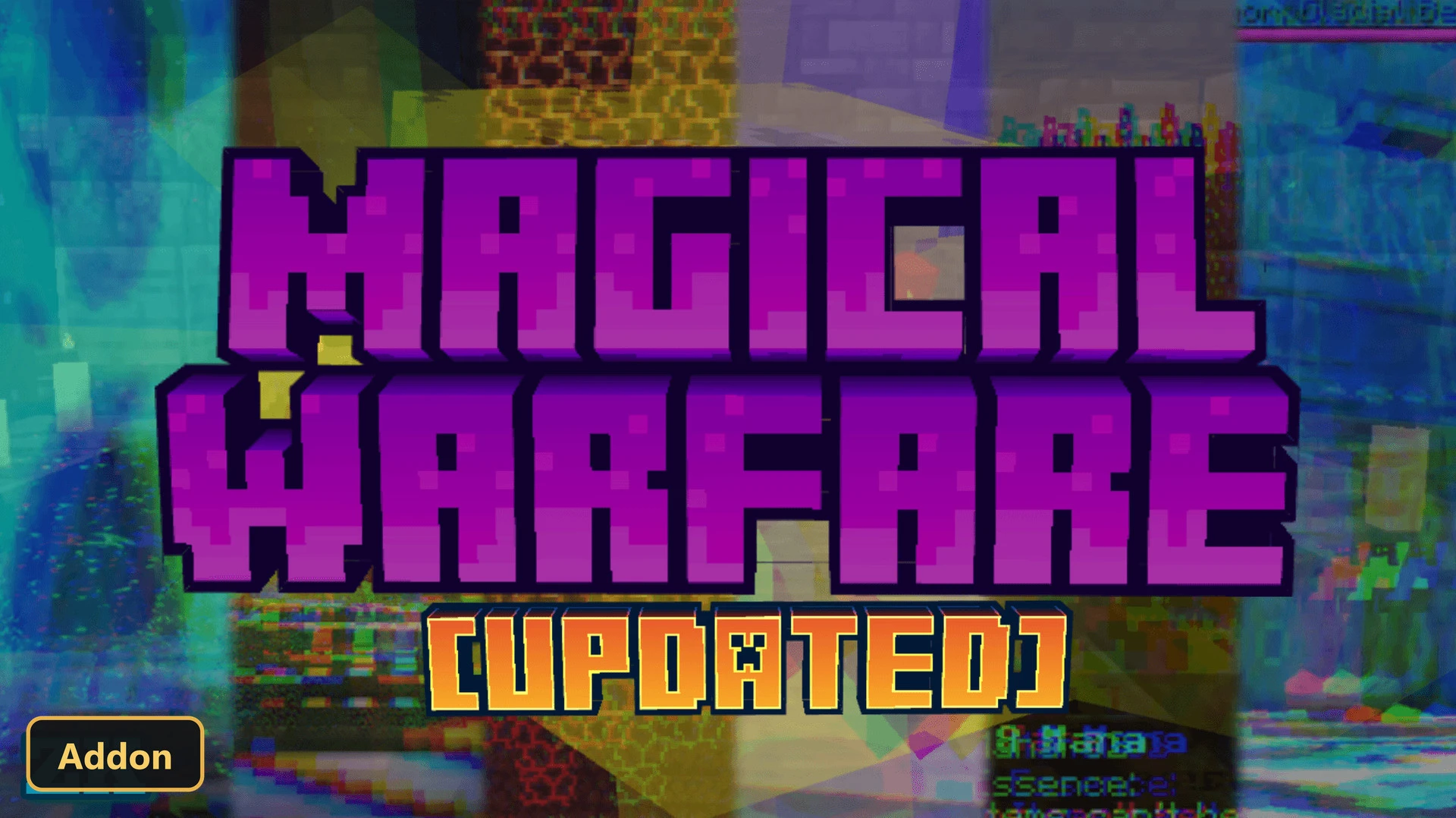 glitchy, colorful magical world with lava and various textures