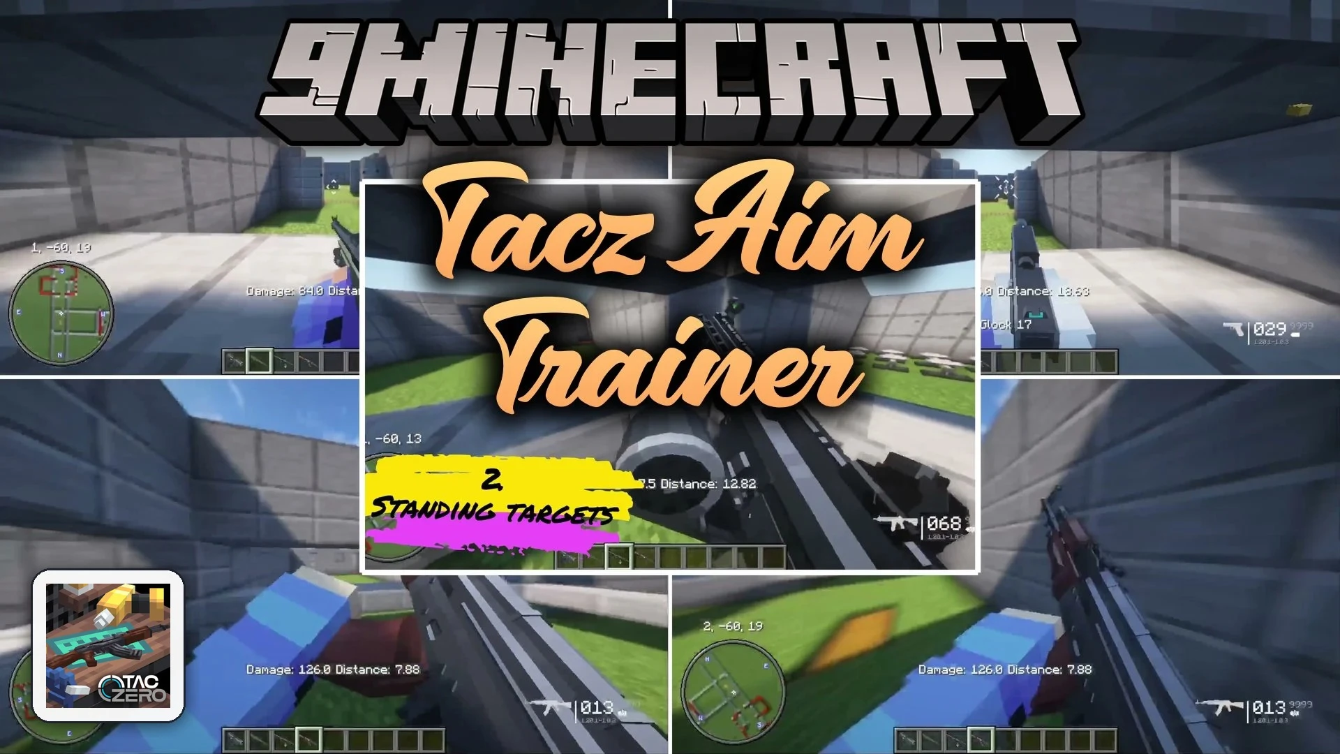 TACZ Aim Trainer Map (26.2, 1.20.1) – Sharpen Firearm Aim and Reflexes