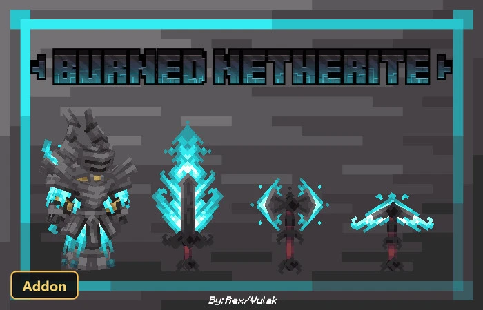full armor set, sword, axe, and bow