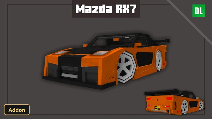 orange Toyota Supra MK4 vehicle model, front and rear views