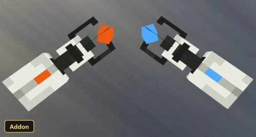 Portal Gun by FaZescope (26+) – MCPE/Bedrock Addon