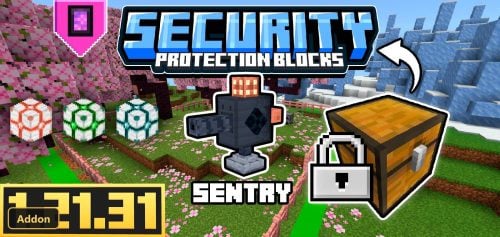 Security Protection Blocks (26+, 1.21) – MCPE/Bedrock Addon