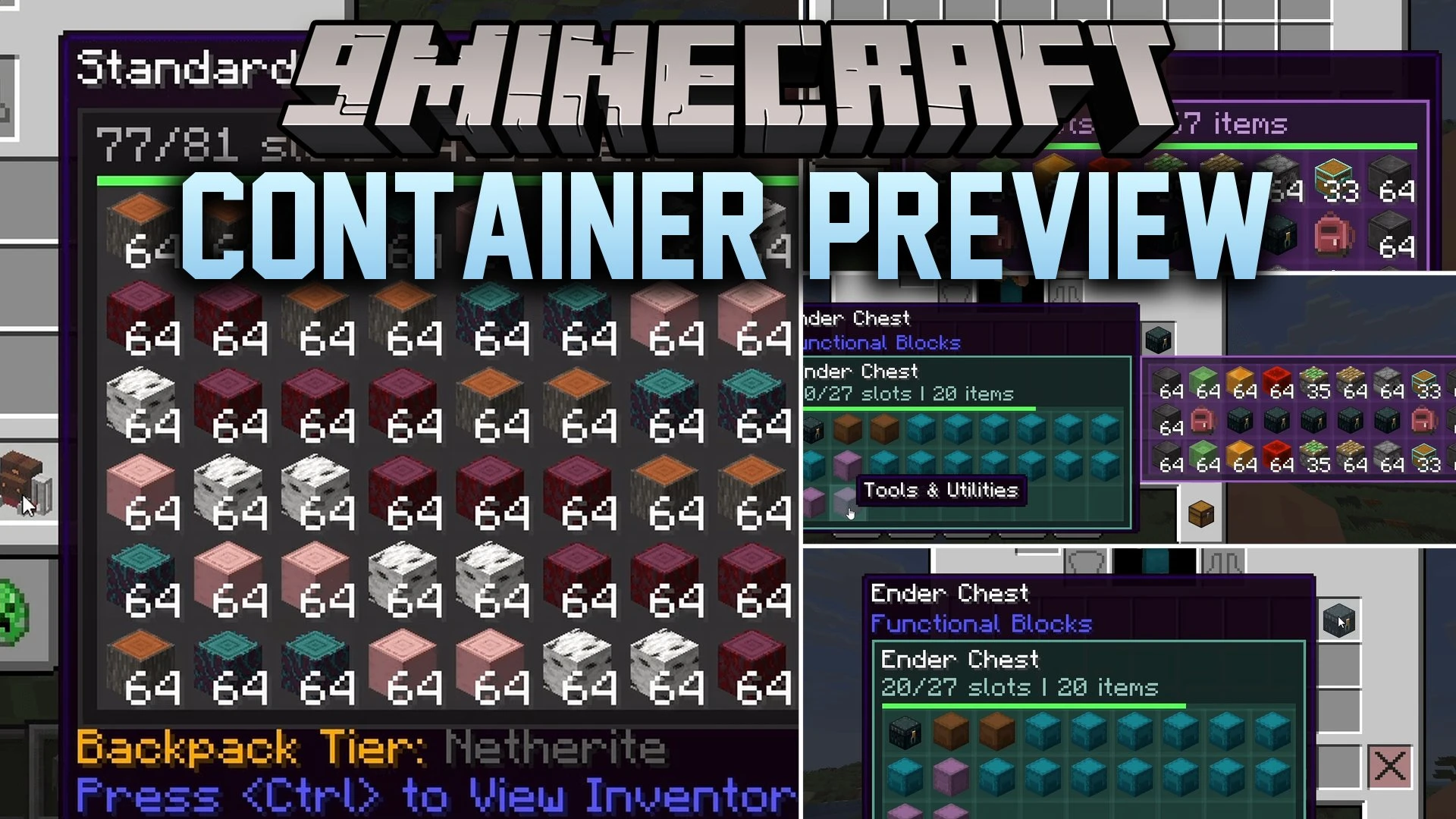 Container Preview Mod (26.3, 1.21.11) – Check Shulker Box Contents