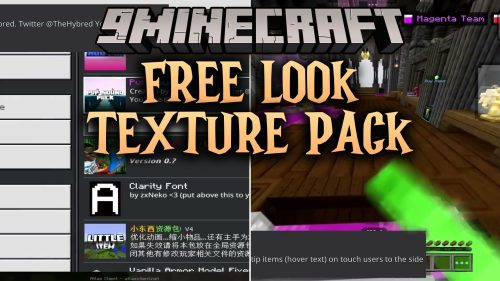 Free Look Texture Pack Addon (26.x, 1.21) – Rotate Camera Freely