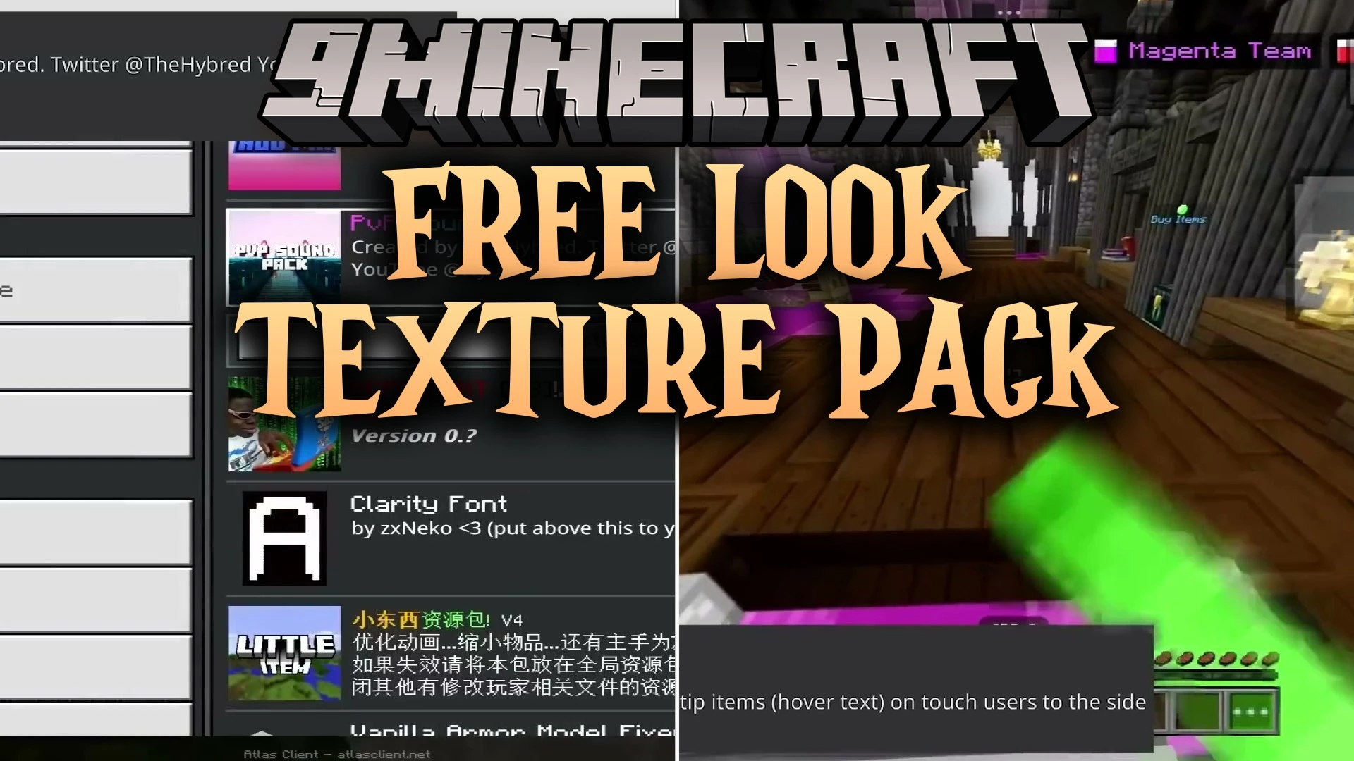 Free Look Texture Pack Addon (26.x, 1.21) – Rotate Camera Freely