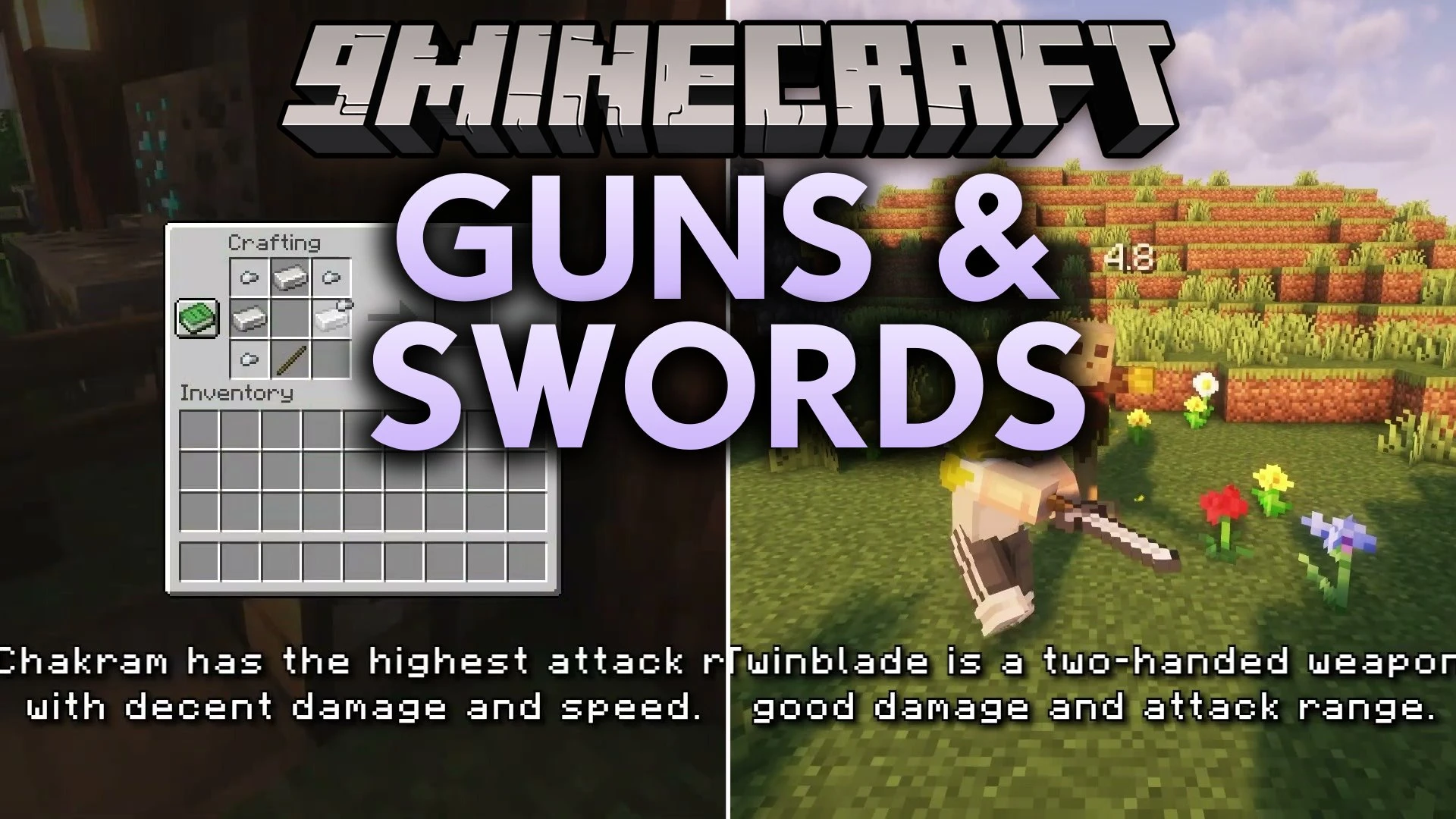 Guns & Swords Addon (26.x) – Custom Firearms and Offhand Swords for Combat