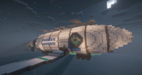 Xcxs Stardust by Orinfoxvt Schematic (1.21.x) – Massive Flying Ship for Create Mod