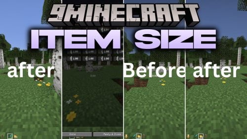 Item Size Mod (26.2, 1.21.11) - Shrink Held Items for Better Vision in Combat