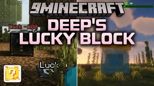 Deep's Lucky Block Mod (1.20.1) - Break Mystery Blocks for Chaos and Godly Loot