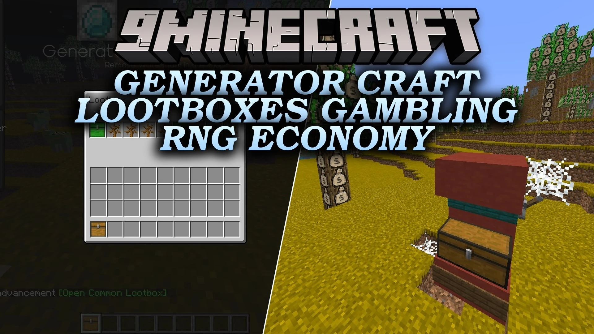 Generator Craft Lootboxes Gambling RNG Economy by ignDante Mod (1.20.1)