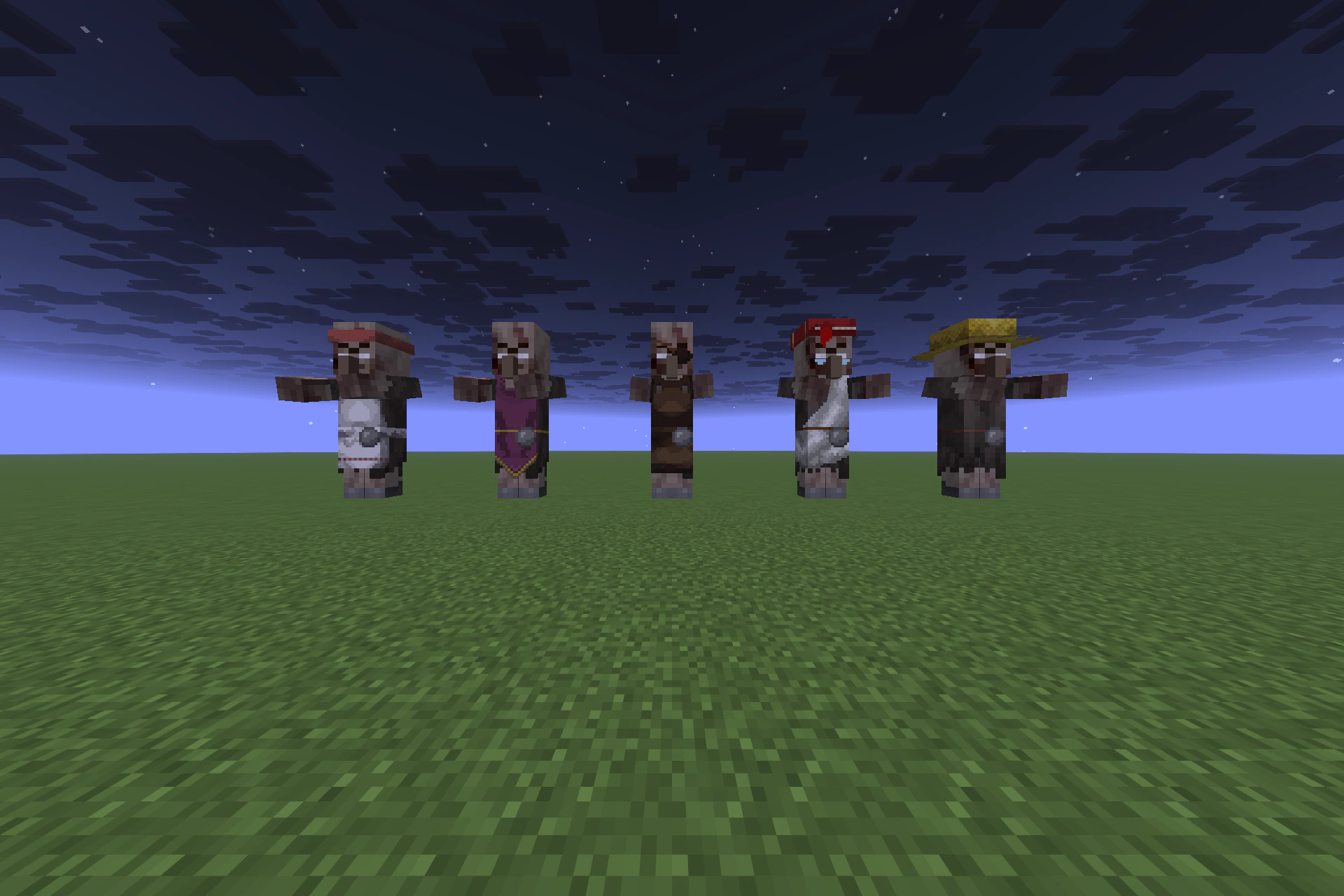 Zombie Pack 9minecraft Resource Pack (26.3) – Give Every Zombie Its Own Face — screenshot 3