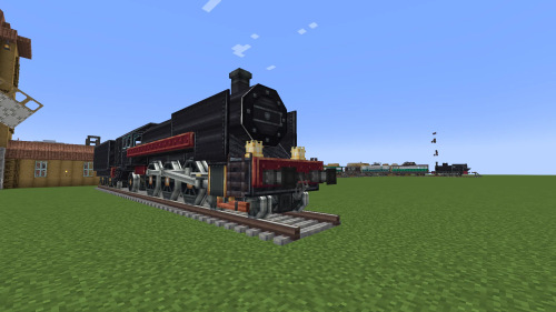 Express Steam Locomotive Schematic Thumbnail