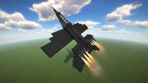 Gh 20 Kometa Schematic (1.21.x) – Fast Fighter Plane for Create Mod