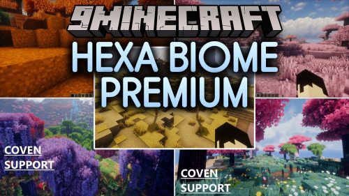 Hexa Biome Premium Resource Pack (26.3, 1.20.1) – Six Vibrant Color Themes
