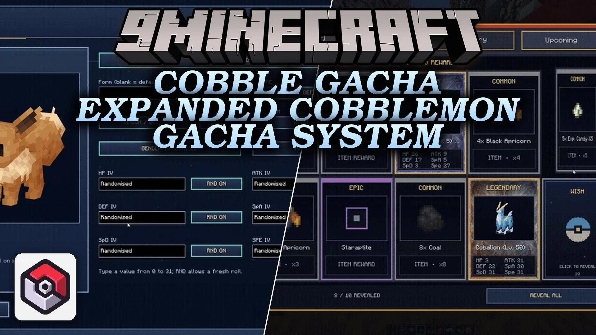 Cobble Gacha Expanded Cobblemon Gacha System Mod (1.21.1)