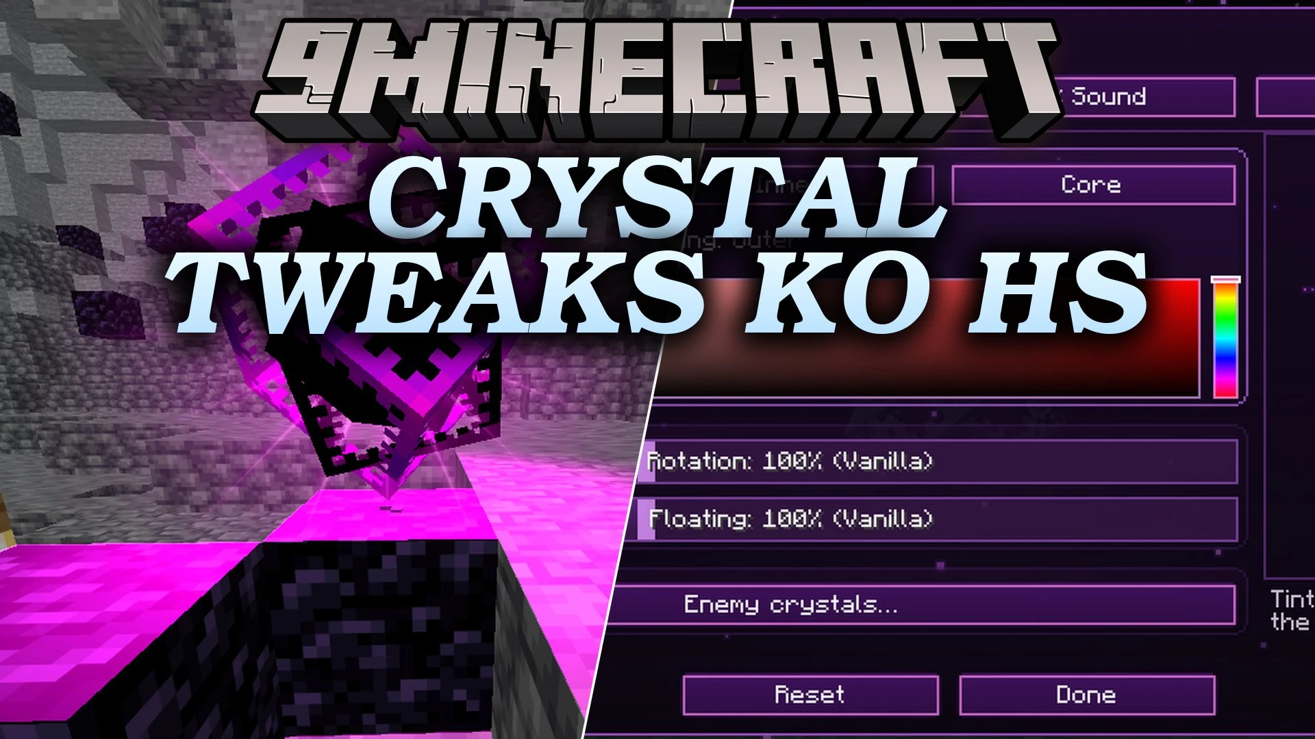 Crystal Tweaks Ko Hs Mod (26.3, 1.21.1) – Practice End Crystal PvP