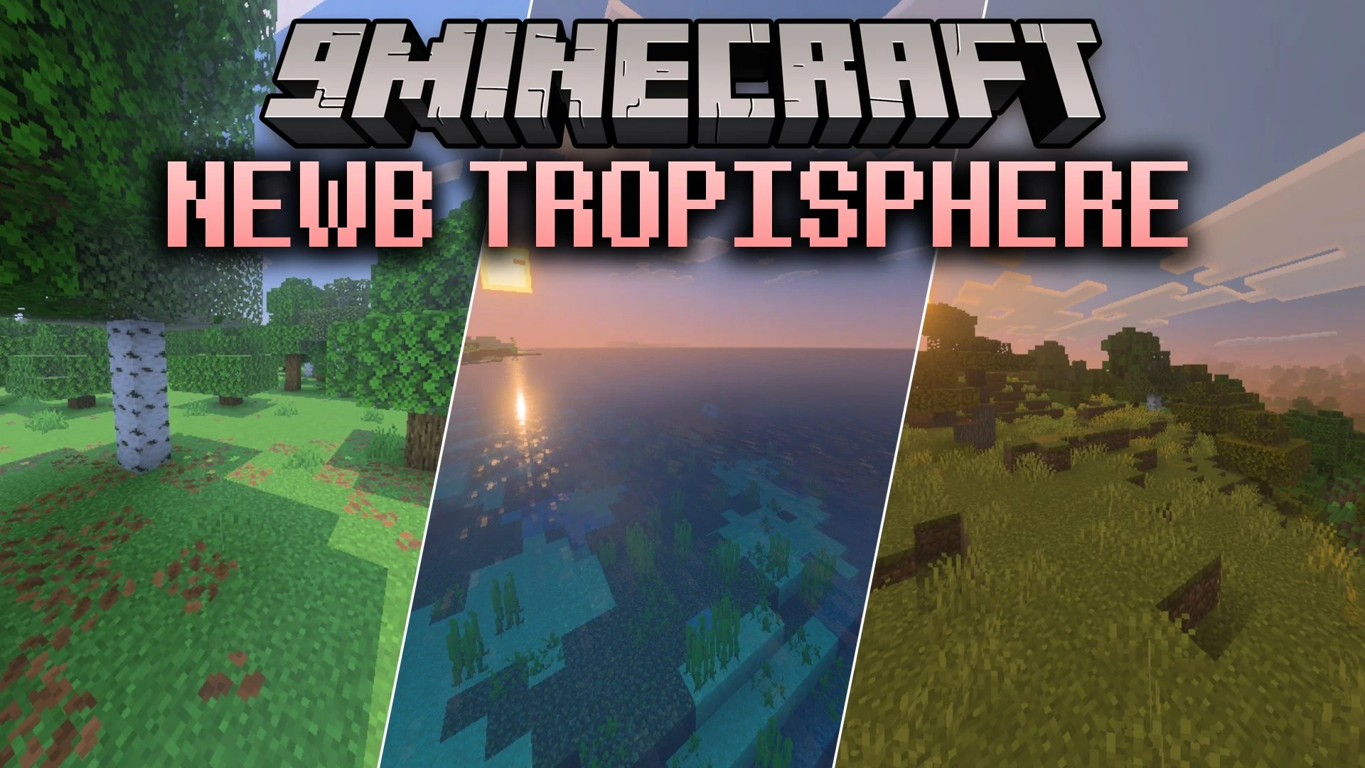 Newb Tropisphere Shader (26.x) – Realistic Clouds and Glowing Ores on Mobile