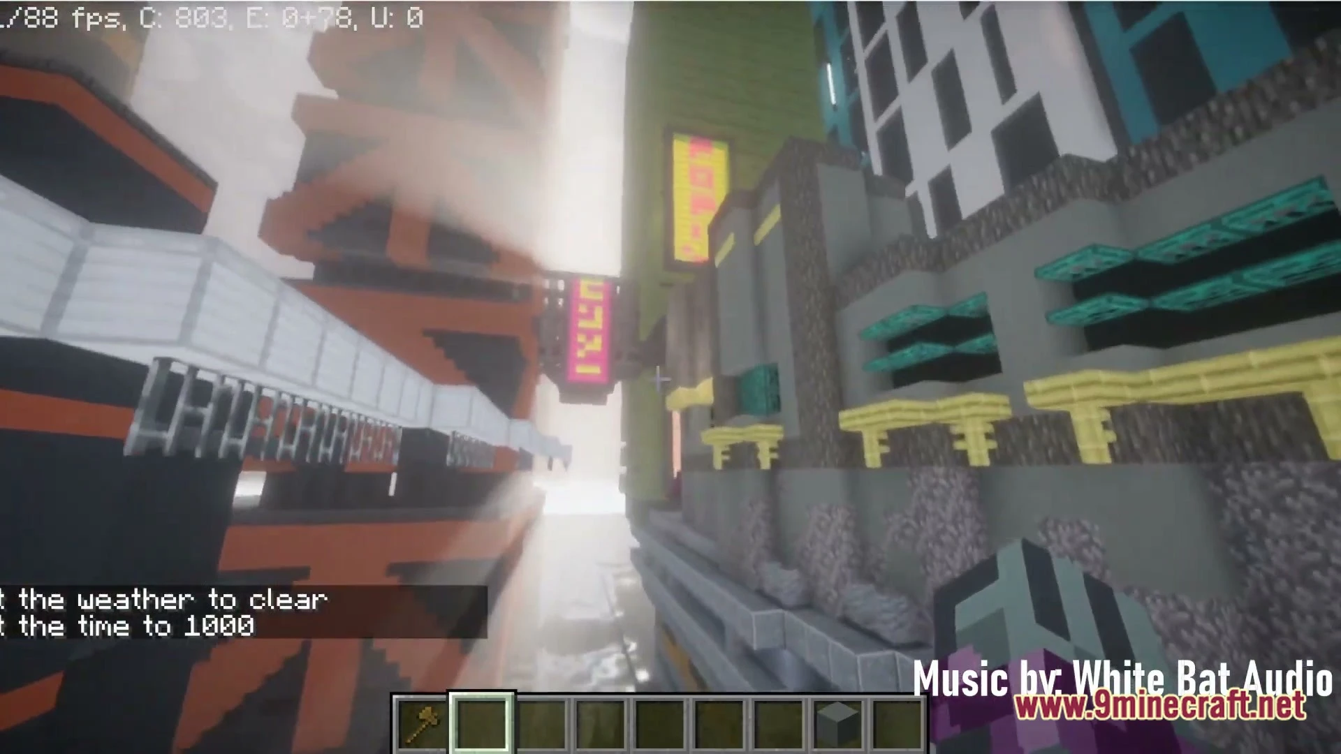 Cyberpunk City Modded Map (26.2, 1.20.1) – Survive a Ruthless Neon Metropolis — screenshot 2