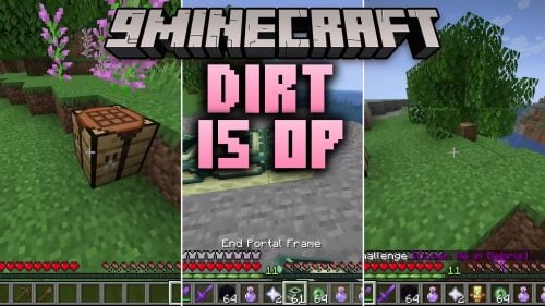 Dirt is OP Data Pack (1.21.11, 1.21.1) – Break Common Dirt Blocks