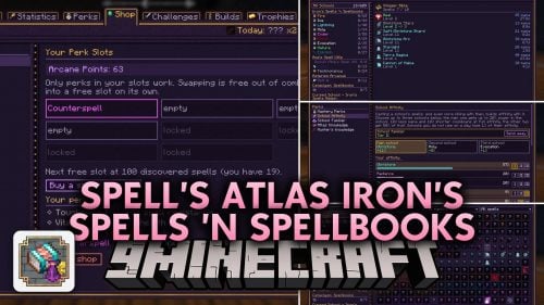 Spell’s Atlas Iron’s Spells ‘n Spellbooks Mod (1.21.1, 1.20.1)