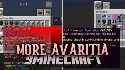 More Avaritia by Wzz Mod (1.21.11, 1.20.1) – Craft Overpowered Endgame Gear
