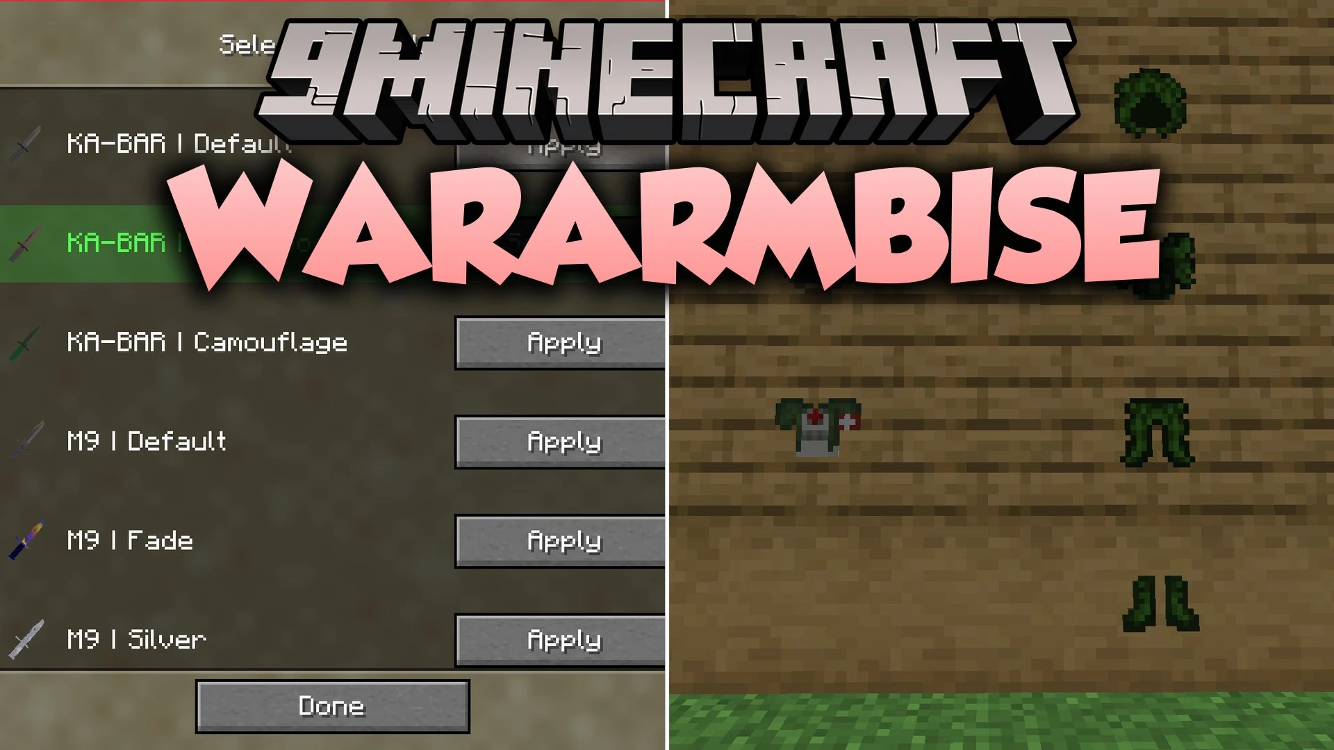 Wararmbise Mod (1.21.11, 1.21.1) – Master Tactical Battlefield Roles
