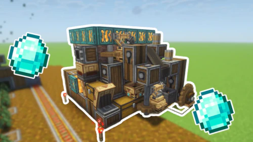 Efficient Diamond Farm Schematic (1.21.x) – Build a Compact Automated Diamond Farm
