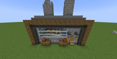 Stone Farm Schematic (1.21.x) – Efficient Create Mod Cobblestone Generator Build