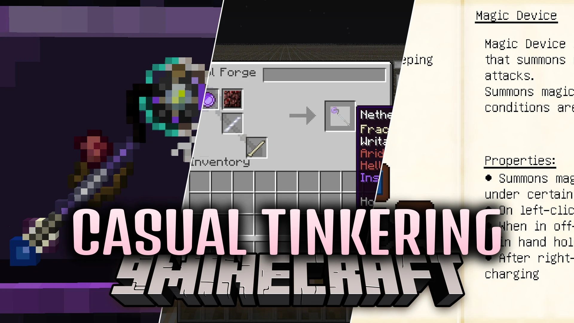 Casual Tinkering Mod (1.20.1) – Tear Through Forests and Enemy Hordes