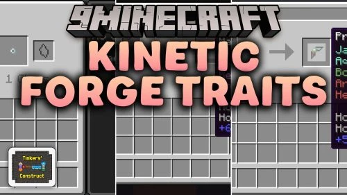 Kinetic Forge Traits Mod (1.12.2) – Craft Bouncing Boomerangs and Throwing