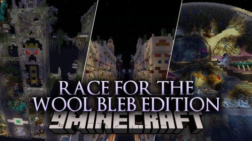 Race for the Wool Bleb Edition Map (1.16.5) – A Chaotic Sprint for Five Wool
