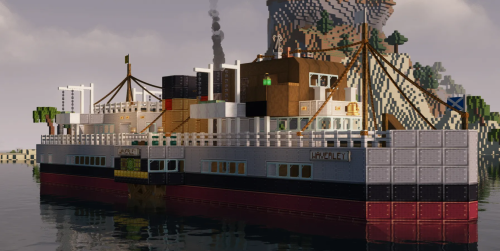 Scotland's Paddle Steamer Waverley 1960's Livery Schematic Thumbnail