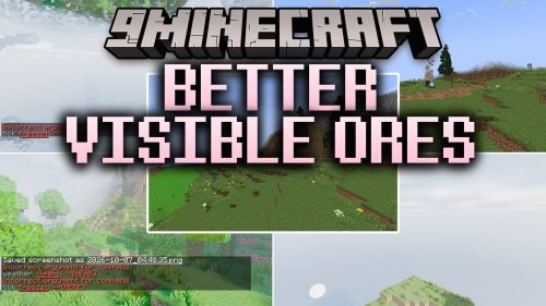 Better Visible Ores Resource Pack (26.3, 1.21.11) – Bright Glowing Minerals