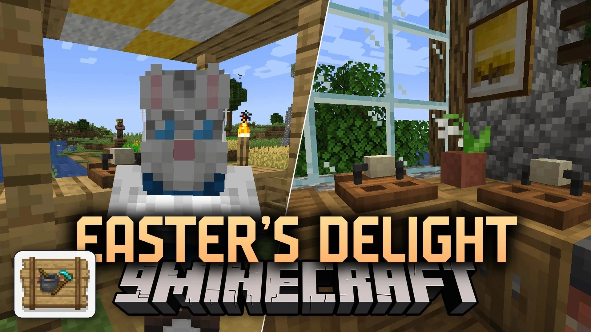 Easter's Delight Mod (26.3, 1.20.1) – Paint Festive Eggs and Trade