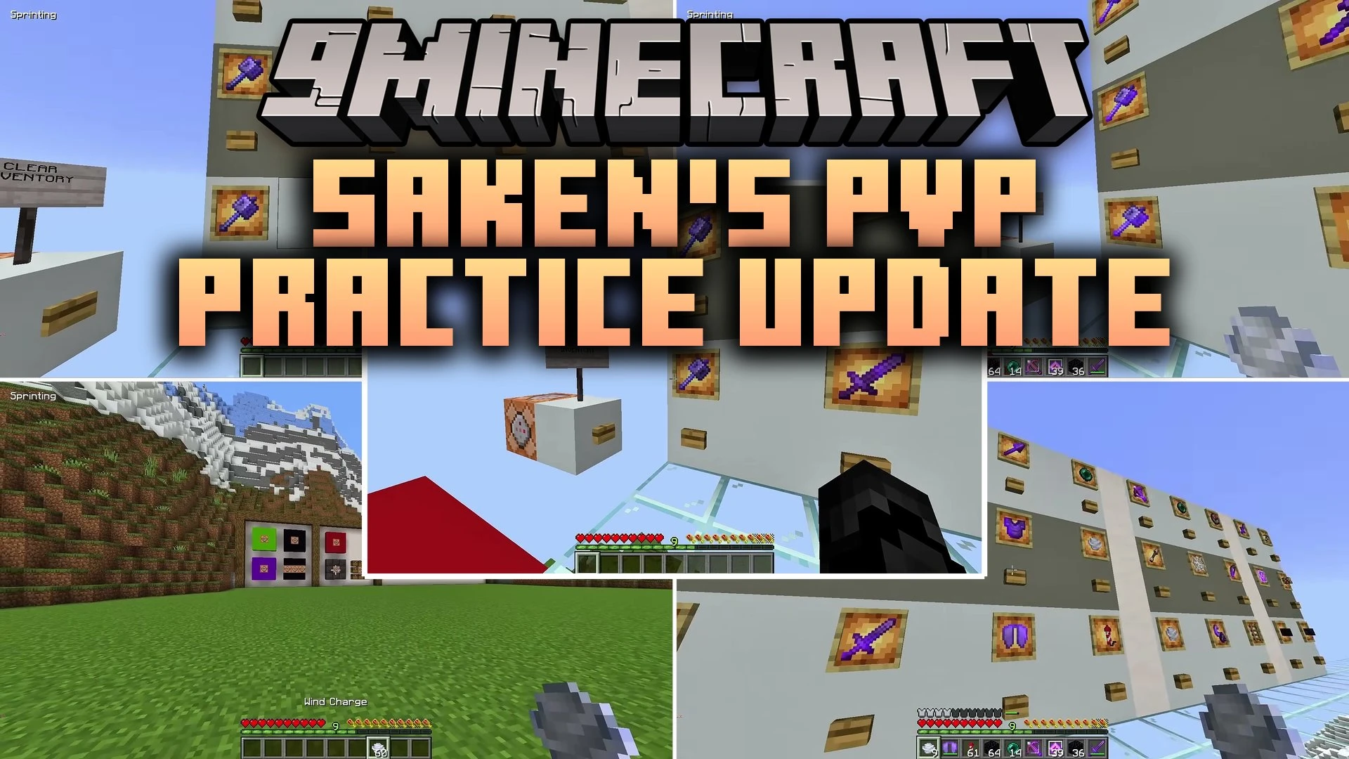 Saken's PVP Practice Update Map (26.3, 1.20.1) – Sharpen Your Combat Reflexes