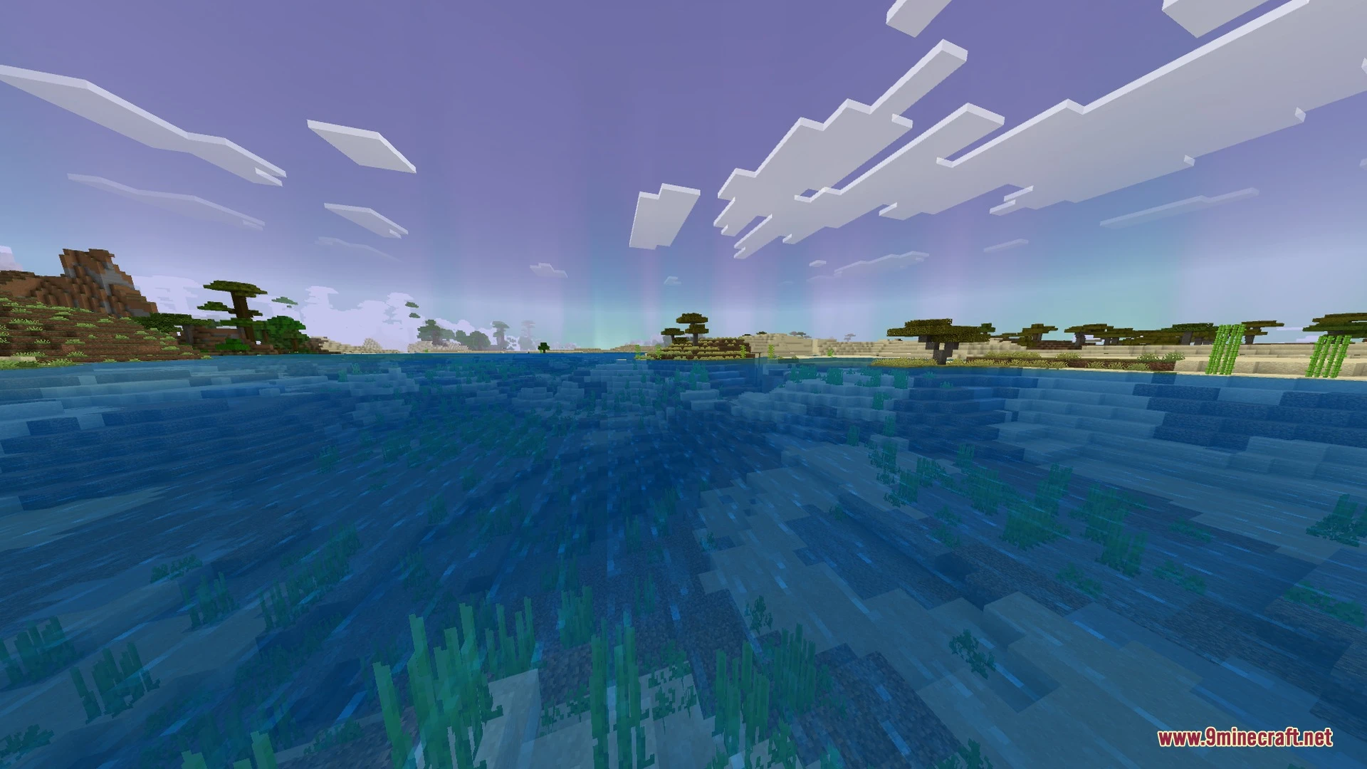 Mike Ultra Visuals Shader (26.x) – Glowing Auroras and Volumetric Sunbeams — screenshot 2