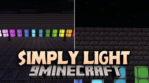 Simply Light 9minecraft Mod (26.3) – Decorate Builds Without Torches