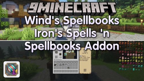 Wind’s Spellbooks Iron’s Spells ‘n Spellbooks Addon Mod (1.21.11, 1.20.1)
