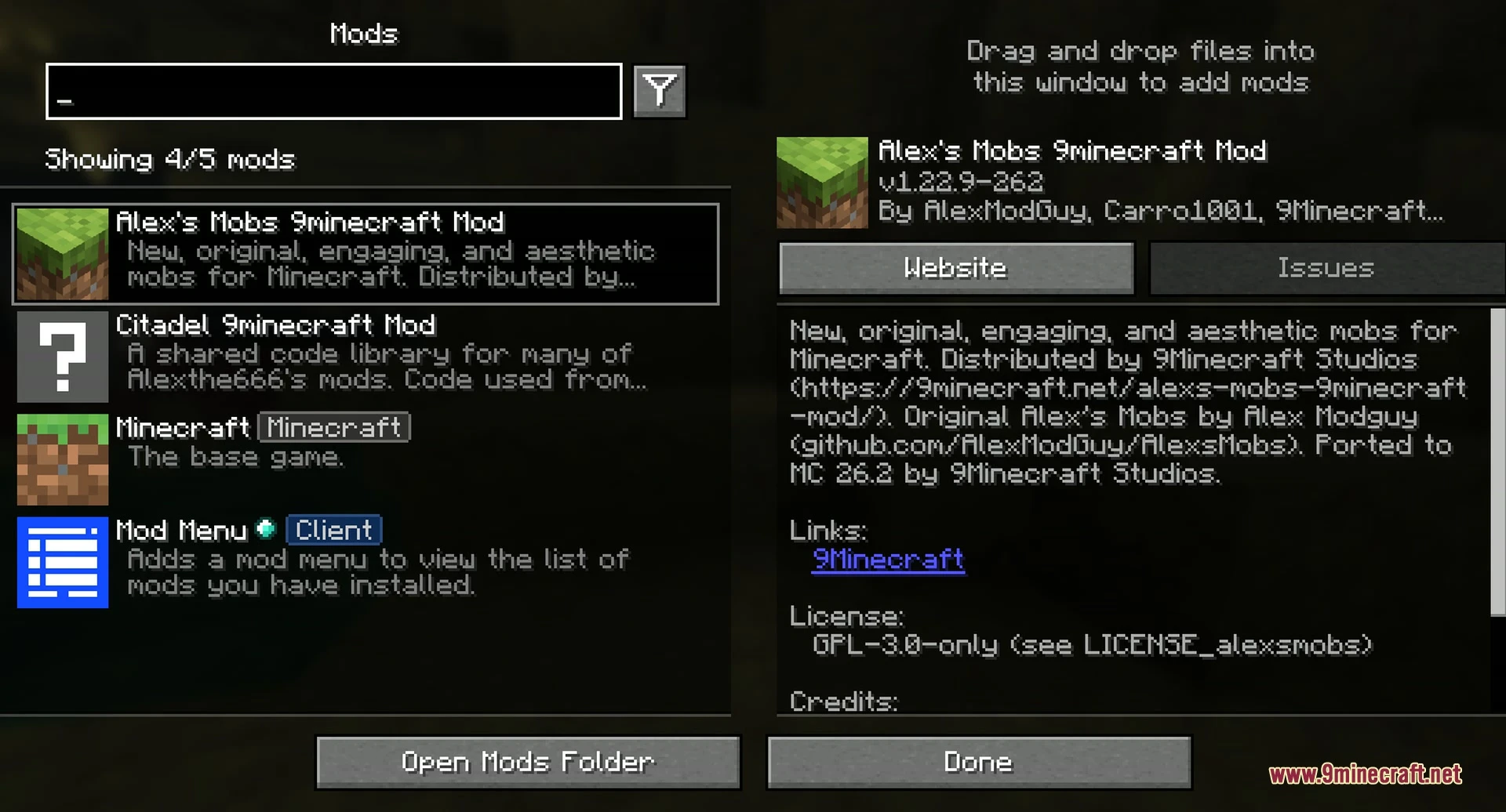 Alex's Mobs 9minecraft Mod (26.3, 26.2) – Tame Wild Animals and Fight Giant Boss Monsters — screenshot 1
