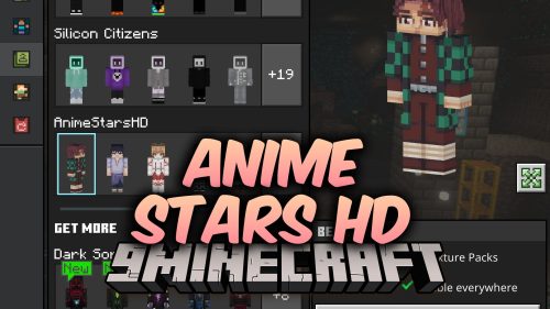 Anime Stars HD Skin Pack (26.x, 1.21) – Detailed 128x Anime Outfits