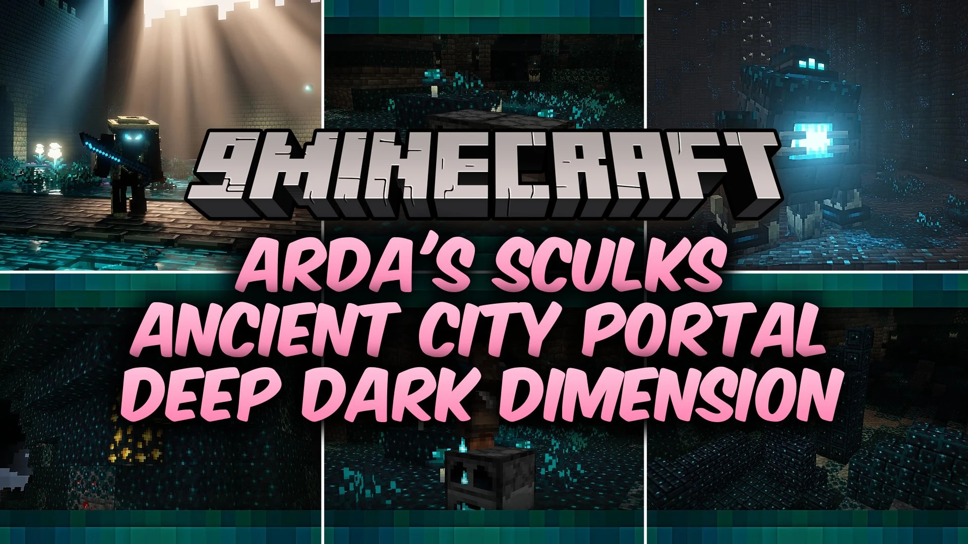 Arda's Sculks Ancient City Portal Deep Dark Dimension Mod (1.21.1, 1.20.1)