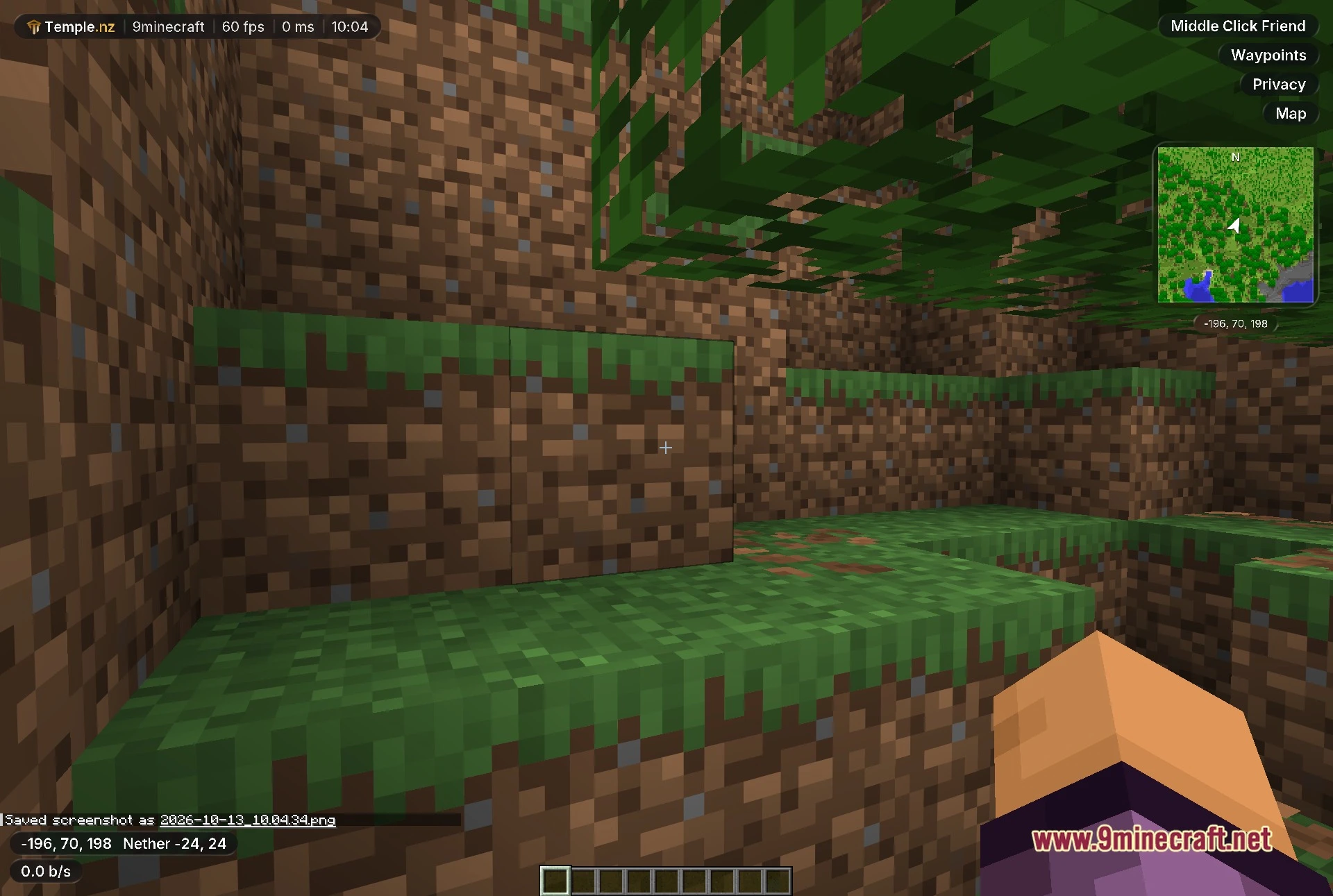 Temple Client Mod (26.2) – Dominate Brutal PvP on Anarchy Servers — screenshot 4