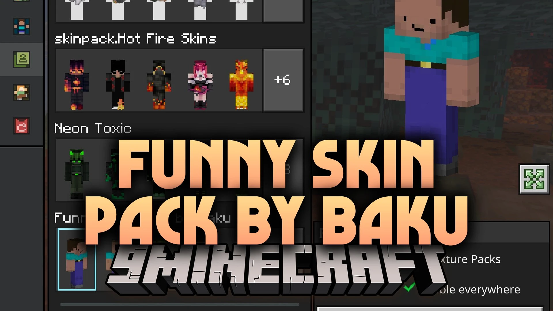Funny Skin Pack by Baku Skin Pack (26.x) – Wacky Meme Skins to Troll